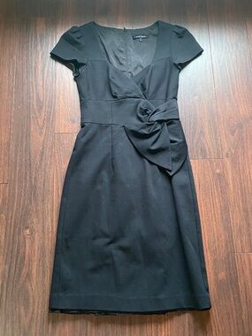 NANETTE LEPORE Little Black Dress Zip Back Size 2